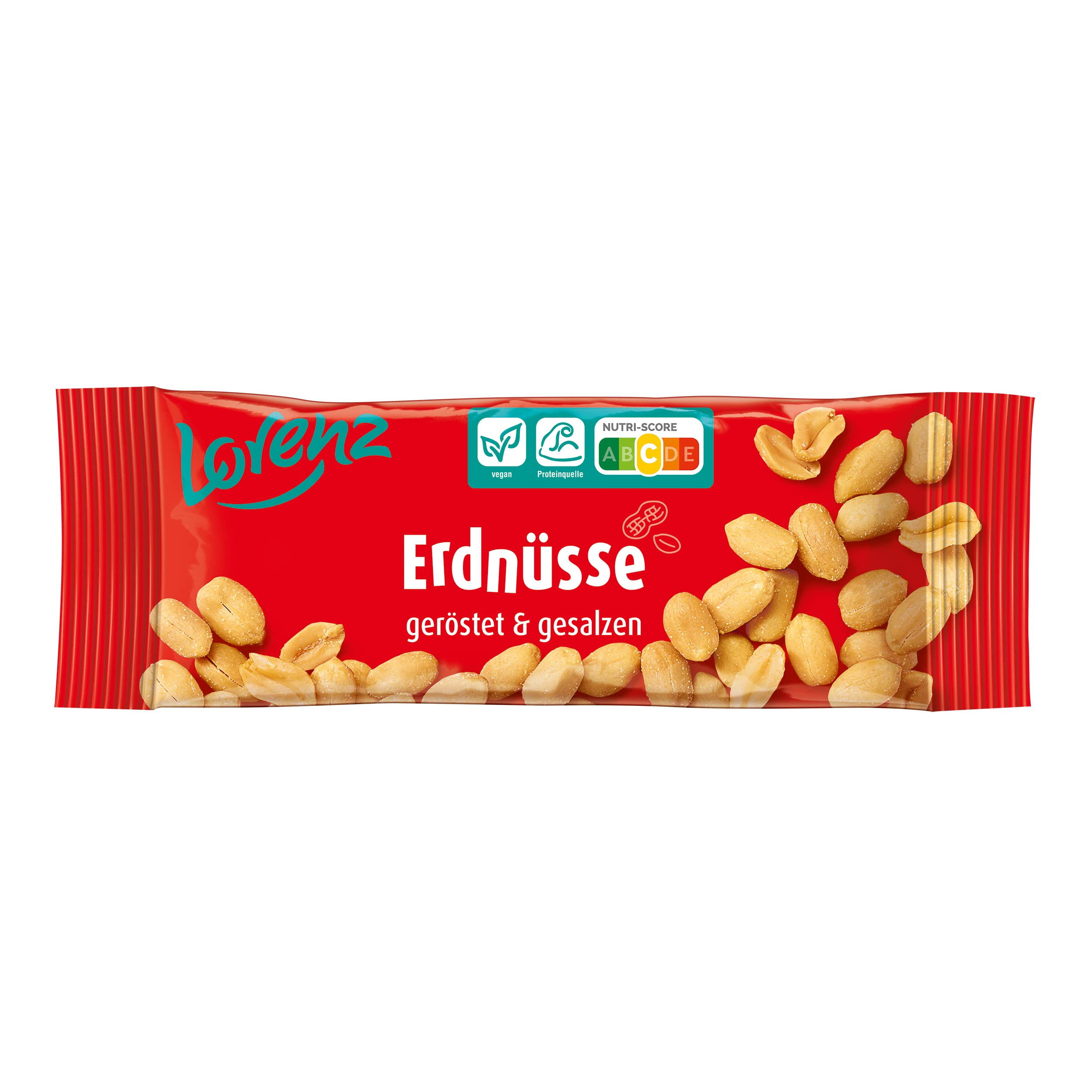 LORENZ Erdnüsse geröstet & gesalzen 28 x 40 g vegan