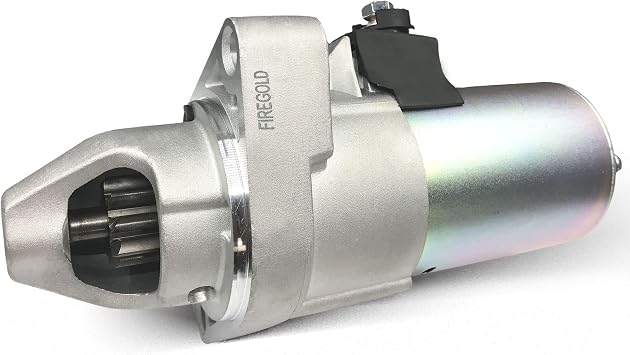 FIREGOLD 17960 New Starter Replacement for Automatic 2006-2012 Honda Accord 2.4L, 2006-2011 Civic 2.0L, 2007-2011 CR-V 2.4L L4 Engine OE#31200RAAA61 31200RRAA51 SM71002 SM710-02