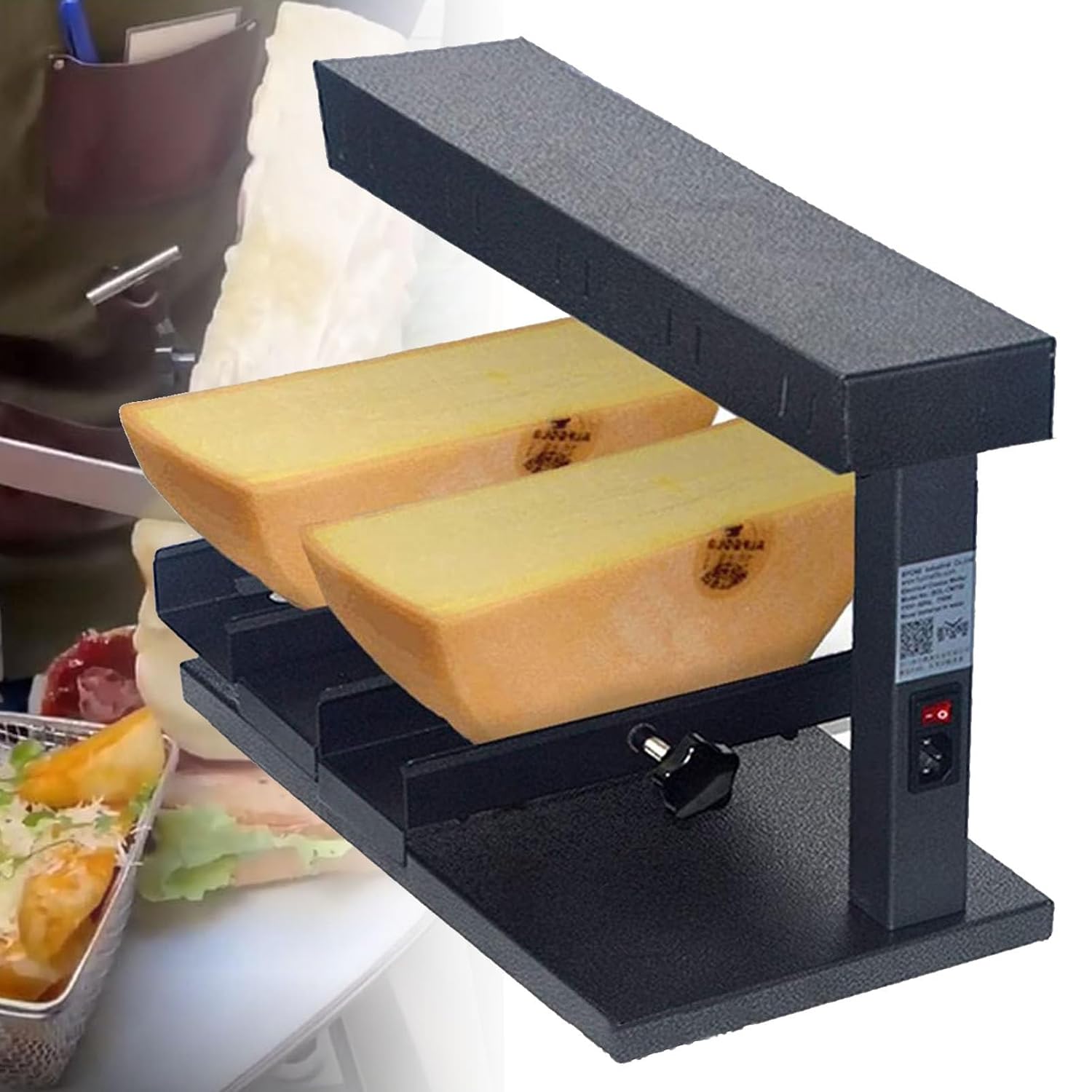 Commercial Cheese Melter, 650w Rapid Heating Cheese Roaster