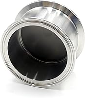 Vista 4 de HFS (R) Placa de filtro de triple abrazadera de 3 pulgadas con filtro de pantalla de 0,5 micrones de acero inoxidable 304 (3 pulgadas, 0,5 micras)