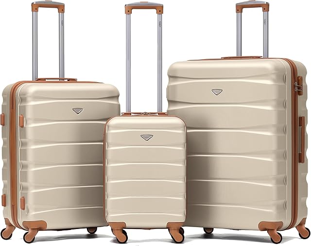 Flight Knight Lightweight 4 Wheel ABS Hard Case Suitcases Cabin & Hold Luggage Options Approved For Over 100 Airlines Including easyJet, British Airways, RyanAir, Virgin Atlantic, Emirates & Many More