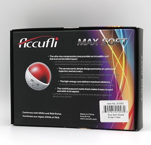 Miniatura 3 de ACCUFLI Pelotas de golf Max Soft
