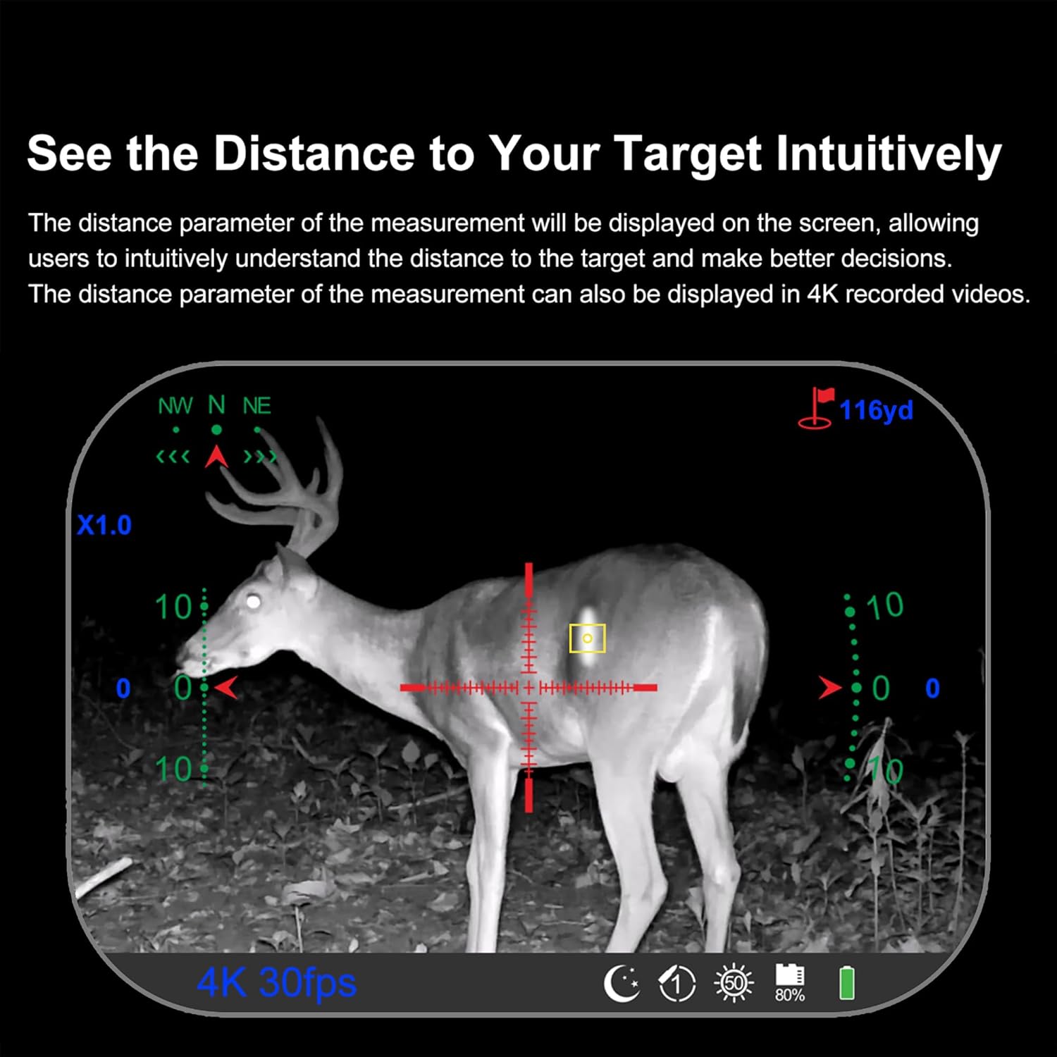 oneleaf.ai RangeFinder RF1000Side for Commander NV400