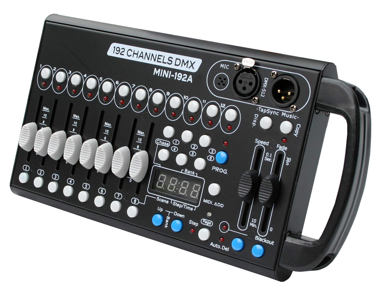 E-Lektron C-192A DMX Controller 192-Kanal Lichteffekt Steuerpult Lichtsteuerung