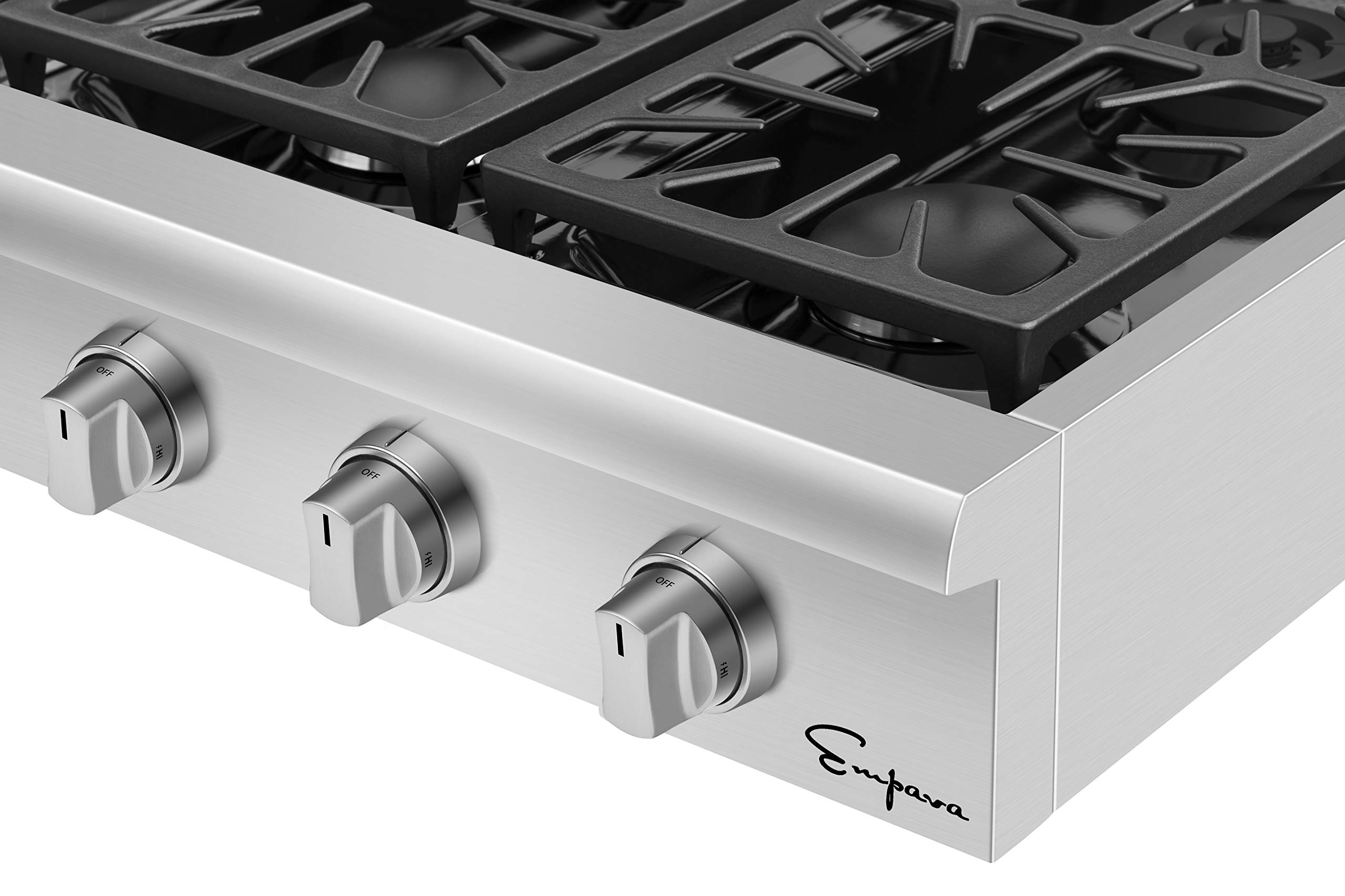 Empava 48 in. ProStyle Professional Slidein Natural Gas Rangetop with