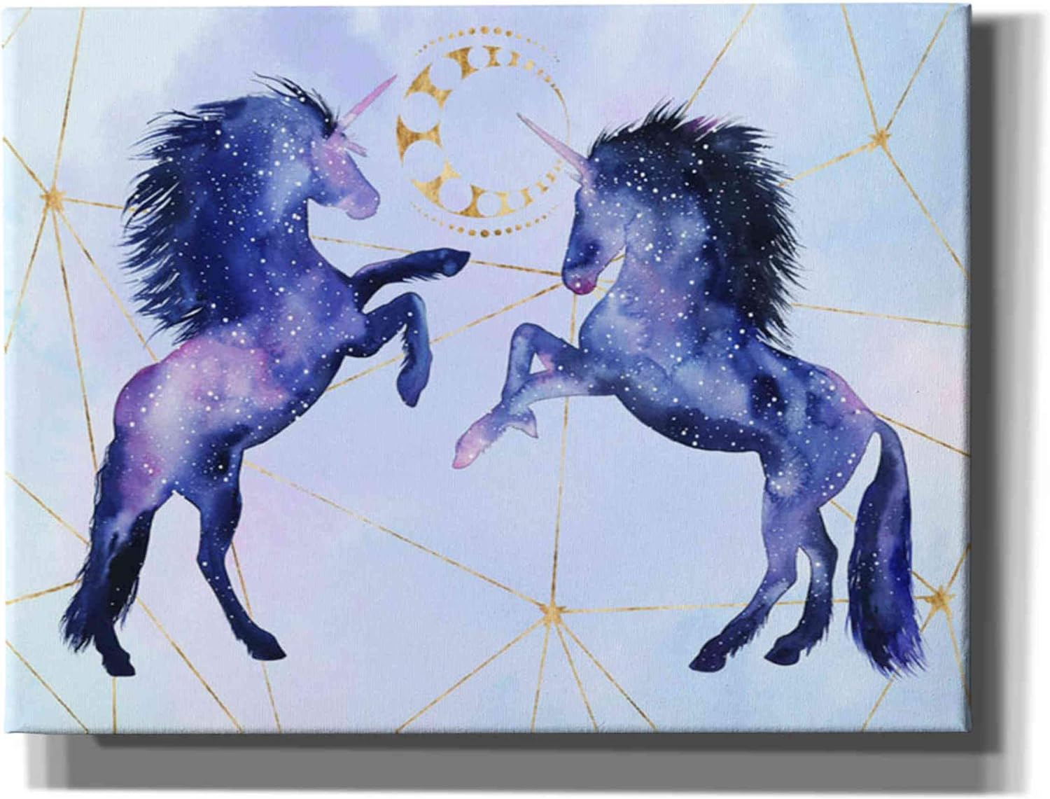 Epic Graffiti 'Unicorn Universe Collection A' by Grace Popp Canvas Wall Art, 16"x12"