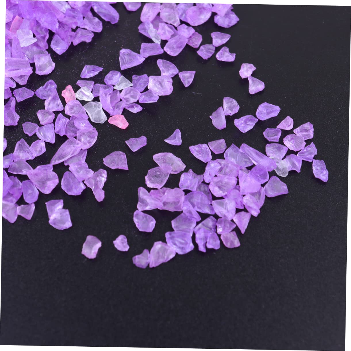 Cabilock Glass Craft Sand for Fish Tank Gravel Coarse Sand Decor for Betta Fish Tank