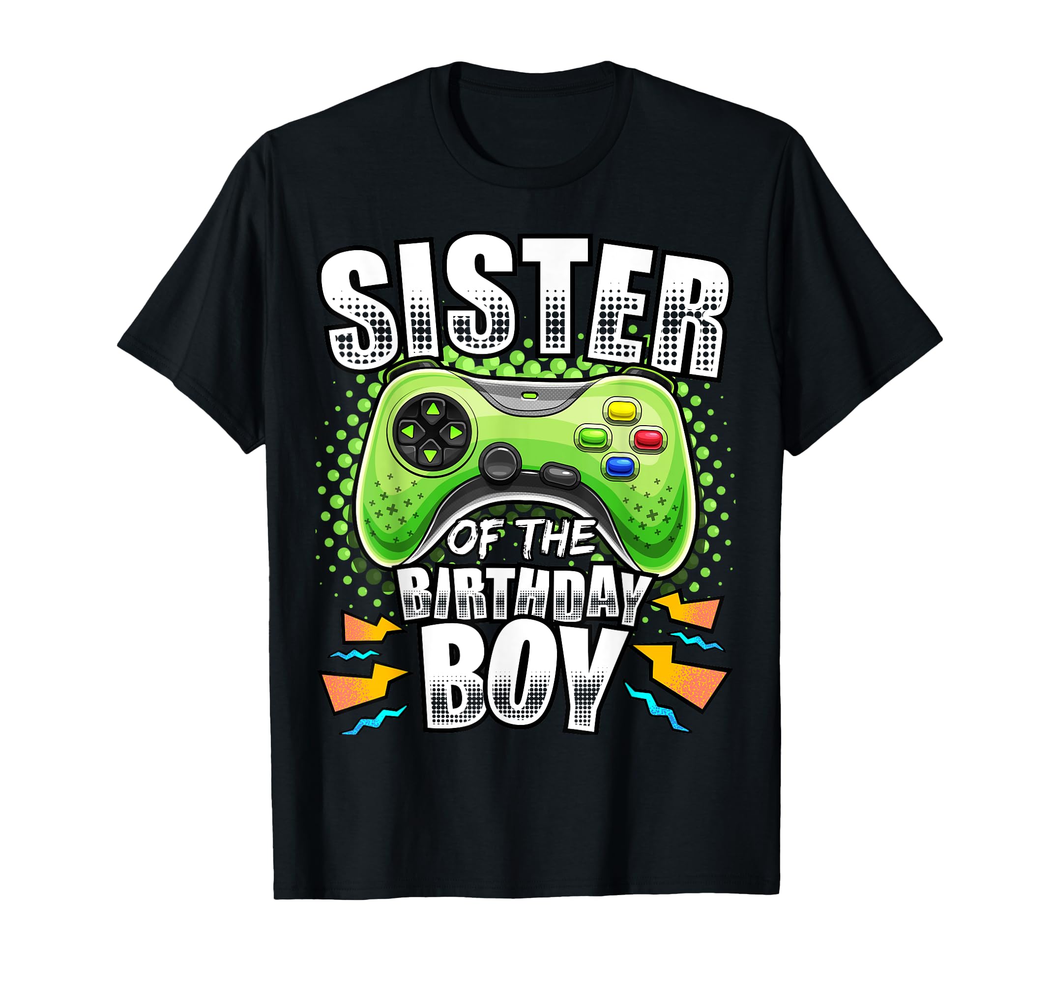 Sister of the Birthday Boy Matching Video Game Birthday T-Shirt