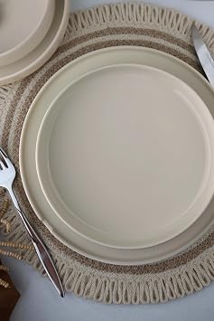 Kütahya Porcelain Bone Chef Taste Of 18 Pieces Dinner Set for 6 Persons