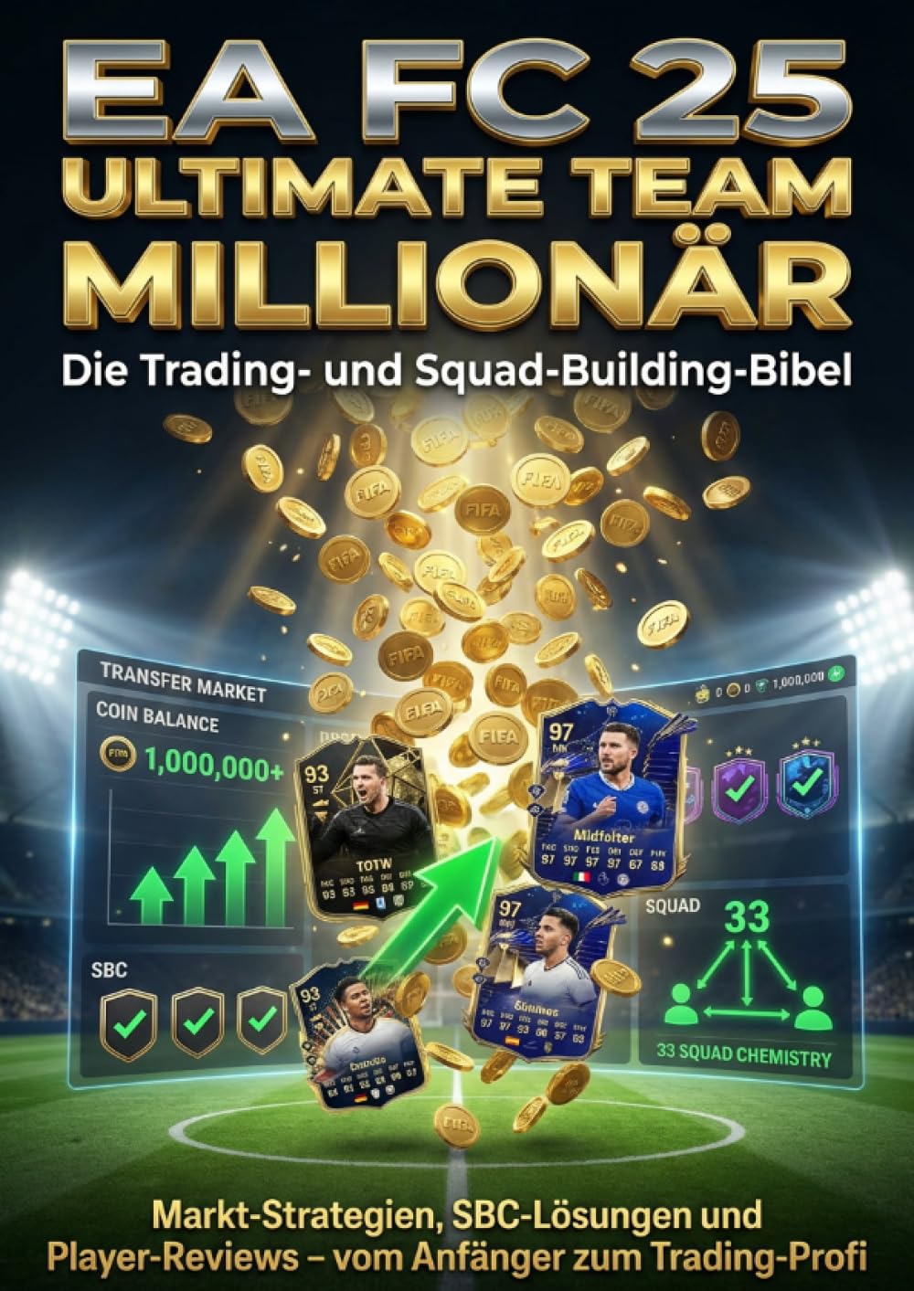 EA FC 25 Ultimate Team Millionär: Die Trading- und Squad-Building-Bibel: Markt-Strategien, SBC-Lösungen und Player-Reviews – vom Anfänger zum Trading-Profi