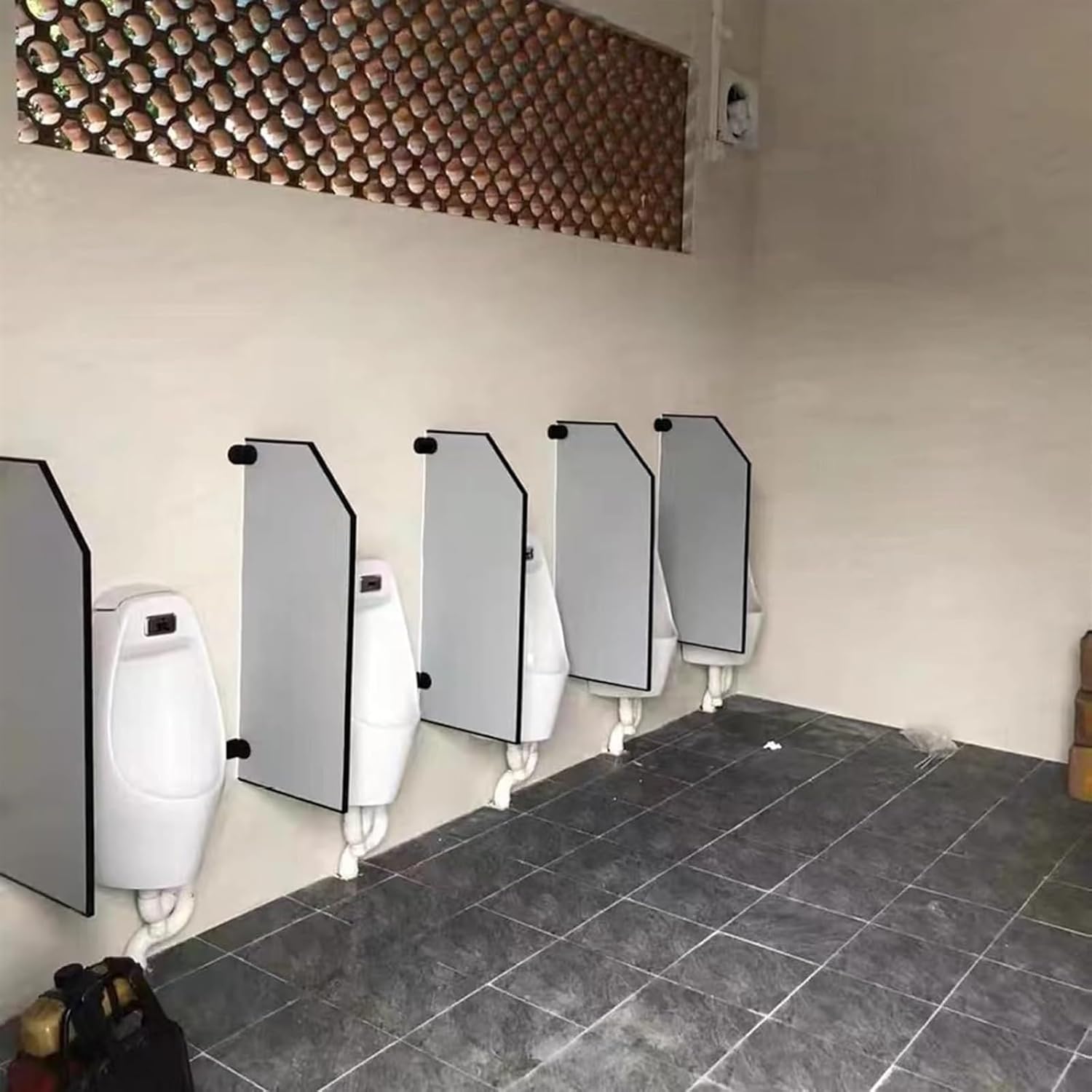 2Pcs Urinal Screen Toilet Partition,Wall-Mounted Urinal Partition Extender Room Separating Divider