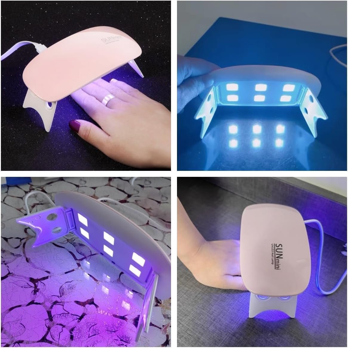 LOVHIDE SUNmini UV LED Nail Lamp for Quick Gel Polish Curing β Portable Mini Nail Dryer Machine for Home & Salon Use 1