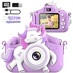 Kids Camera for 3-8 Years Old Toddlers Childrens Boys Girls Selfie Camera 20 MP HD 1080P IPS Screen Dual Digital Toy Camera for Kids Christmas Birthday Gifts with 32Gb Card