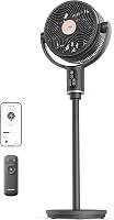 PELONIS 135° Oszcilláló Okos Álló Ventilátor, Csendes DC Motor, 9 Fokozat, 36-110cm Magasság 1