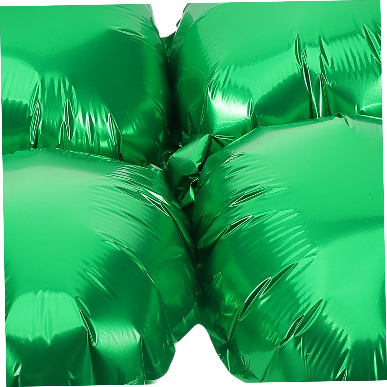 TOPBATHY 50 Palloncini Cuore Forma Fiora Verde in Alluminio Riutilizzabili e Sicuri per Decorazioni Festa e Festival, per Compleanni e Party