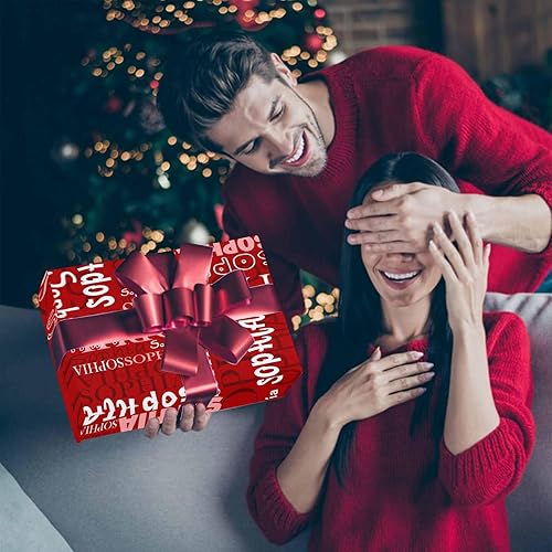 Miniatura 7 de FunStudio Rollos de papel de regalo personalizados para cumpleaños, Navidad, papel de regalo para hombres, mujeres, niños y niñas, 58 x 23 pulgadas