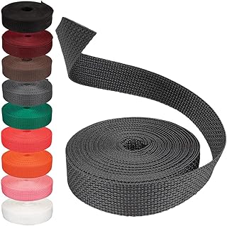 Rope and Cord Polypropylene Webbing – 1 Inch Weather Resistant Multipurpose Webbing –