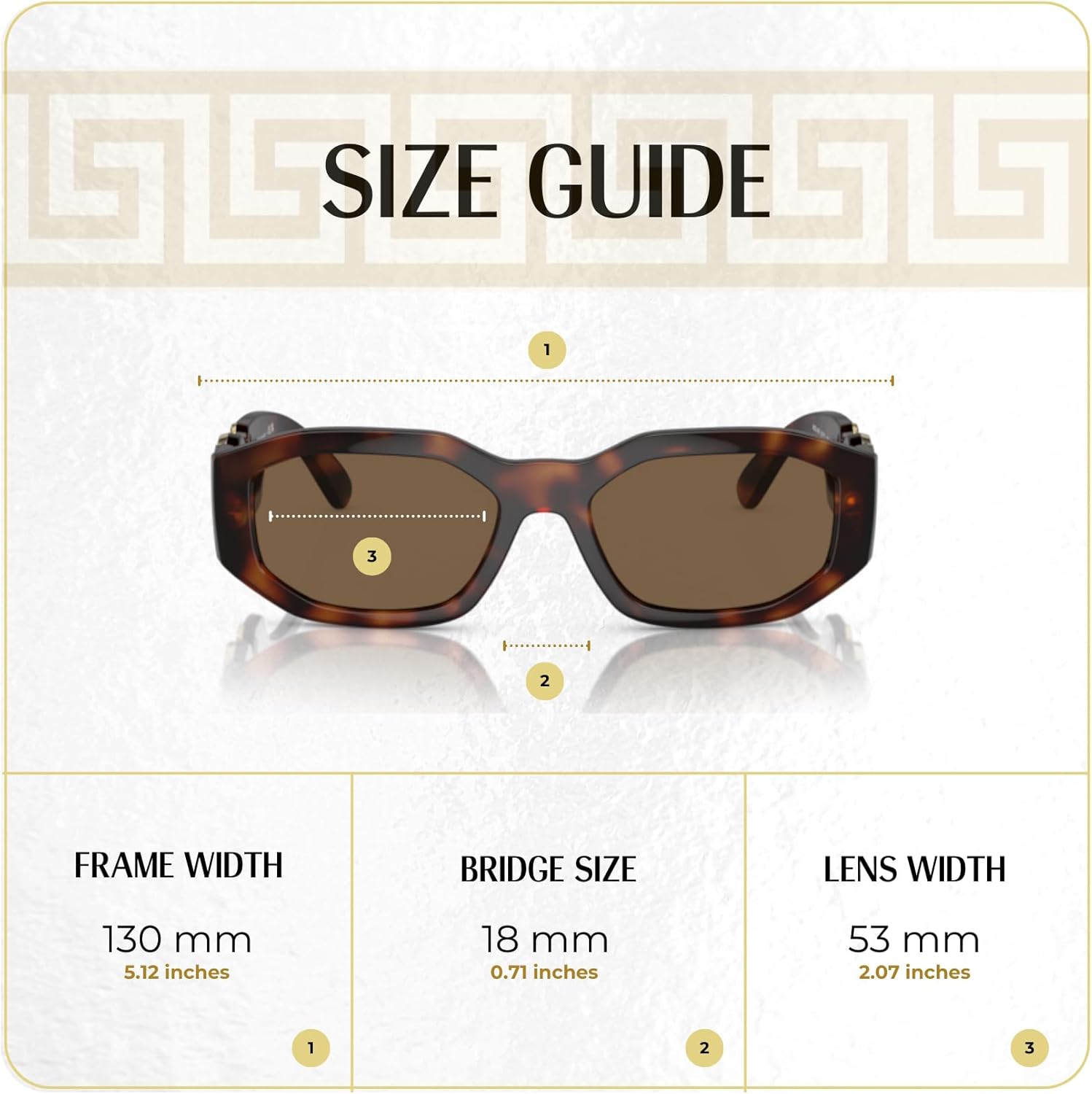Versace VE4361 Rectangular Sunglasses For Men For Women +BUNDLE with ACCESSORY EYEWEAR KIT - Image 4