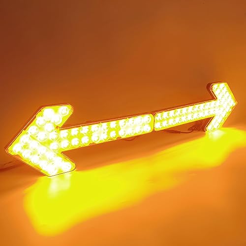 Miniatura 2 de CFLMYYXGS Luz de señal de piloto LED universal impermeable para vehículo de 12V-24V, luz de señal piloto de flecha, carrito de riego, barredora,