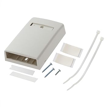 Panduit CBX4IW-AY 4-Port Surface Mounting Box for LD3/LDPH3/LD5/LDPH5, Off White