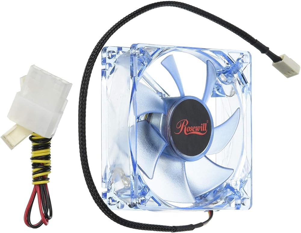 Rosewill RFA-80-BL 80mm 4 Blue LED Case Fan - View 1