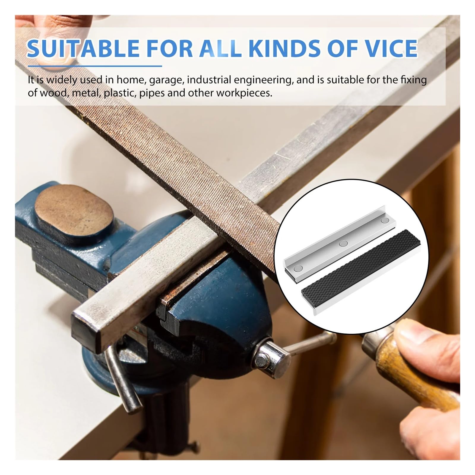Morsa da banco portatile Mini morsa da banco in alluminio con ganasce antiscivolo Morsa versatile