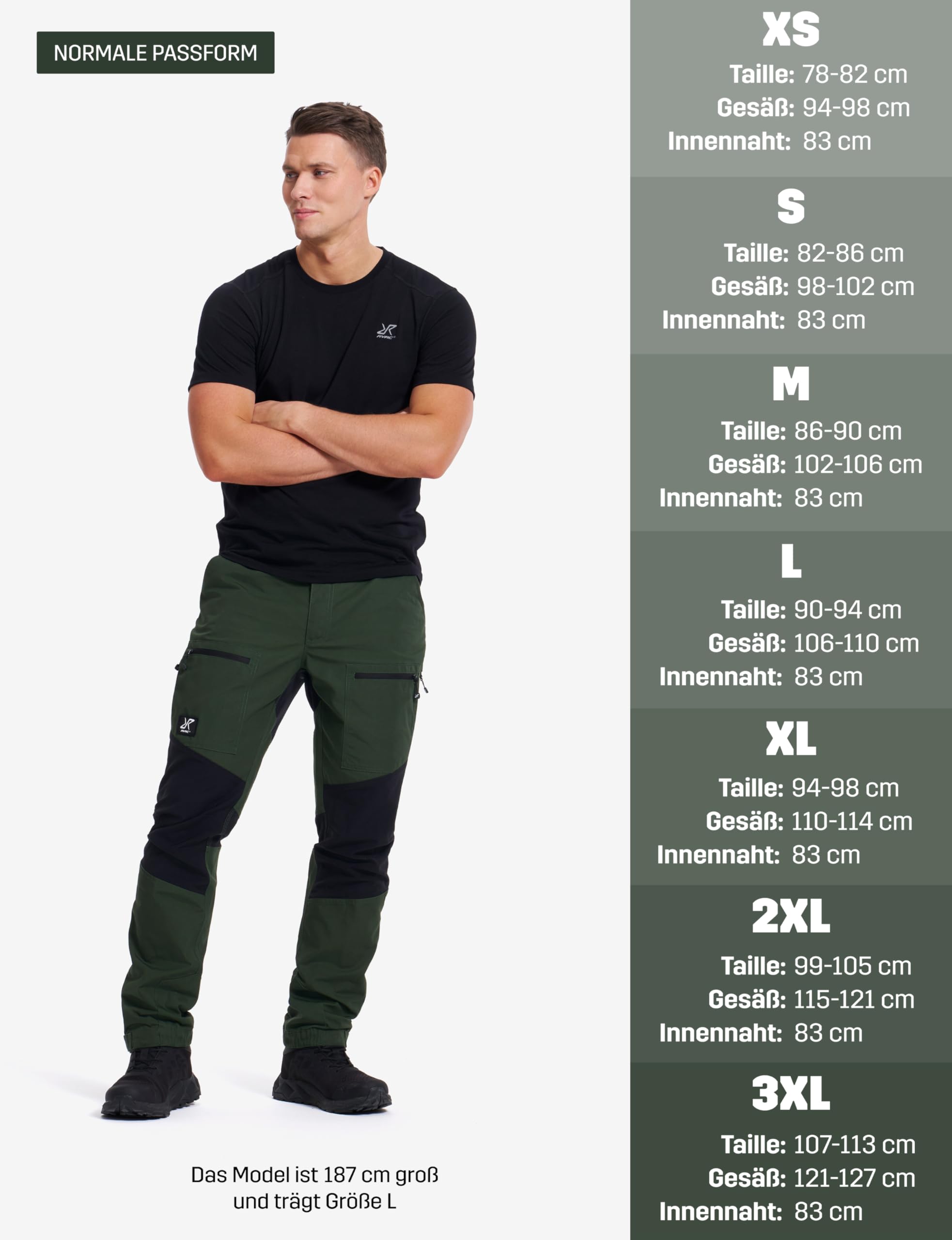 RevolutionRace Herren Nordwand Pro Pants, Hose zum Wandern und für viele Outdoor-Aktivitäten