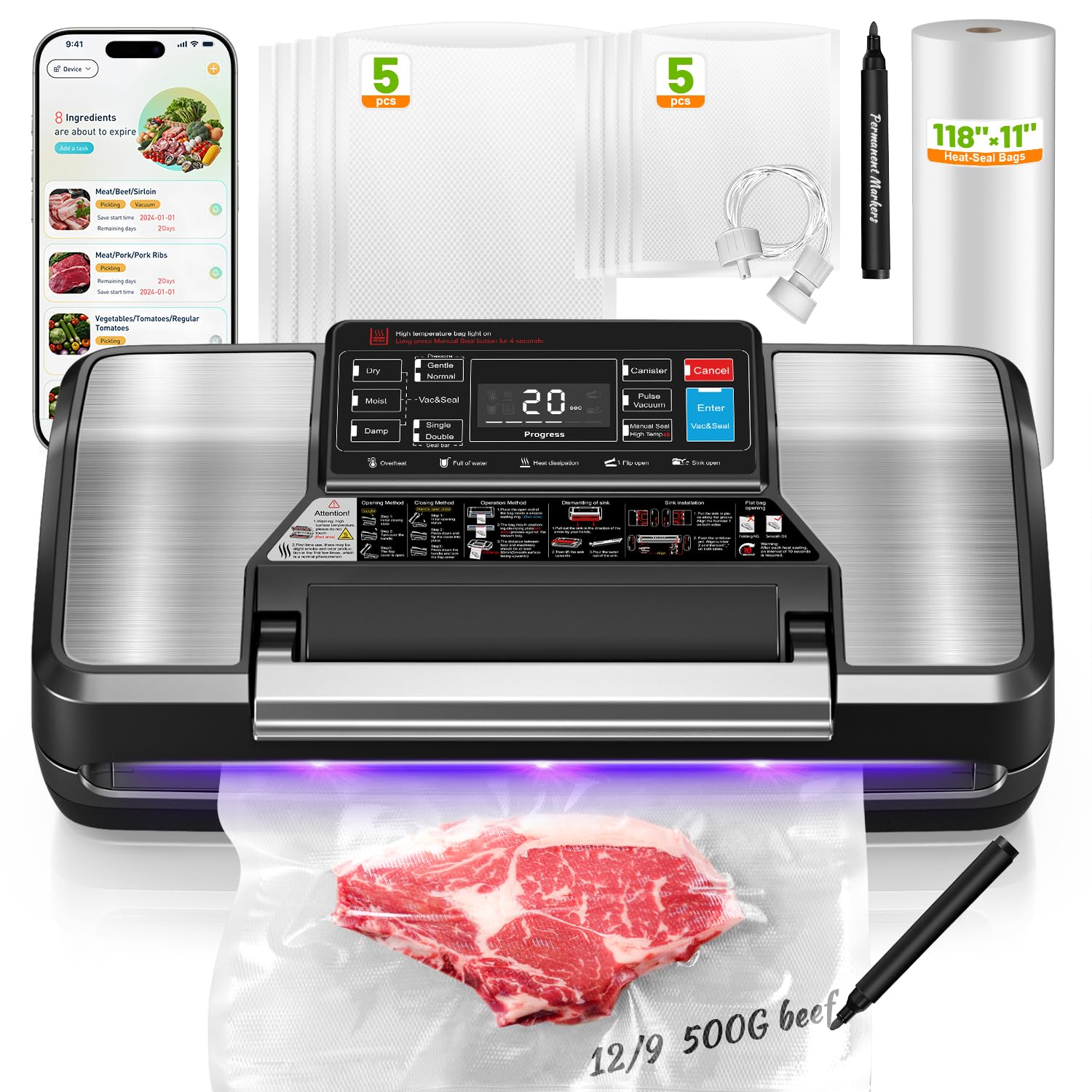 Gyreuni PD-619 Vacuum Sealer