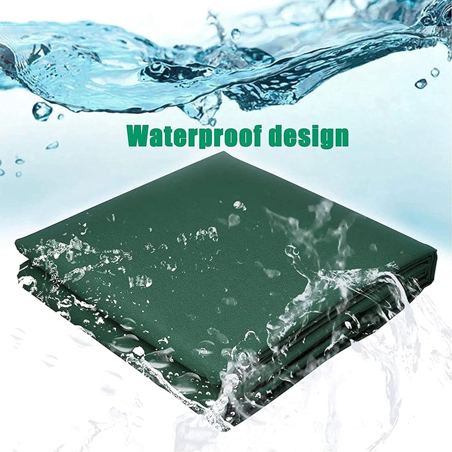 Replacement Canopy for Swing Seat, Swing Canopy Cover 3 Seater, Patio Hammock Cover, Outdoor UV Proof Waterproof Swing Seat Cover - Cover Only