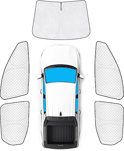 Miniatura 81 de KMF - Parasol de repuesto para parabrisas, cubierta para ventana lateral y trasera, cubierta protectora para visor, para campamento, bebé, bloqueo