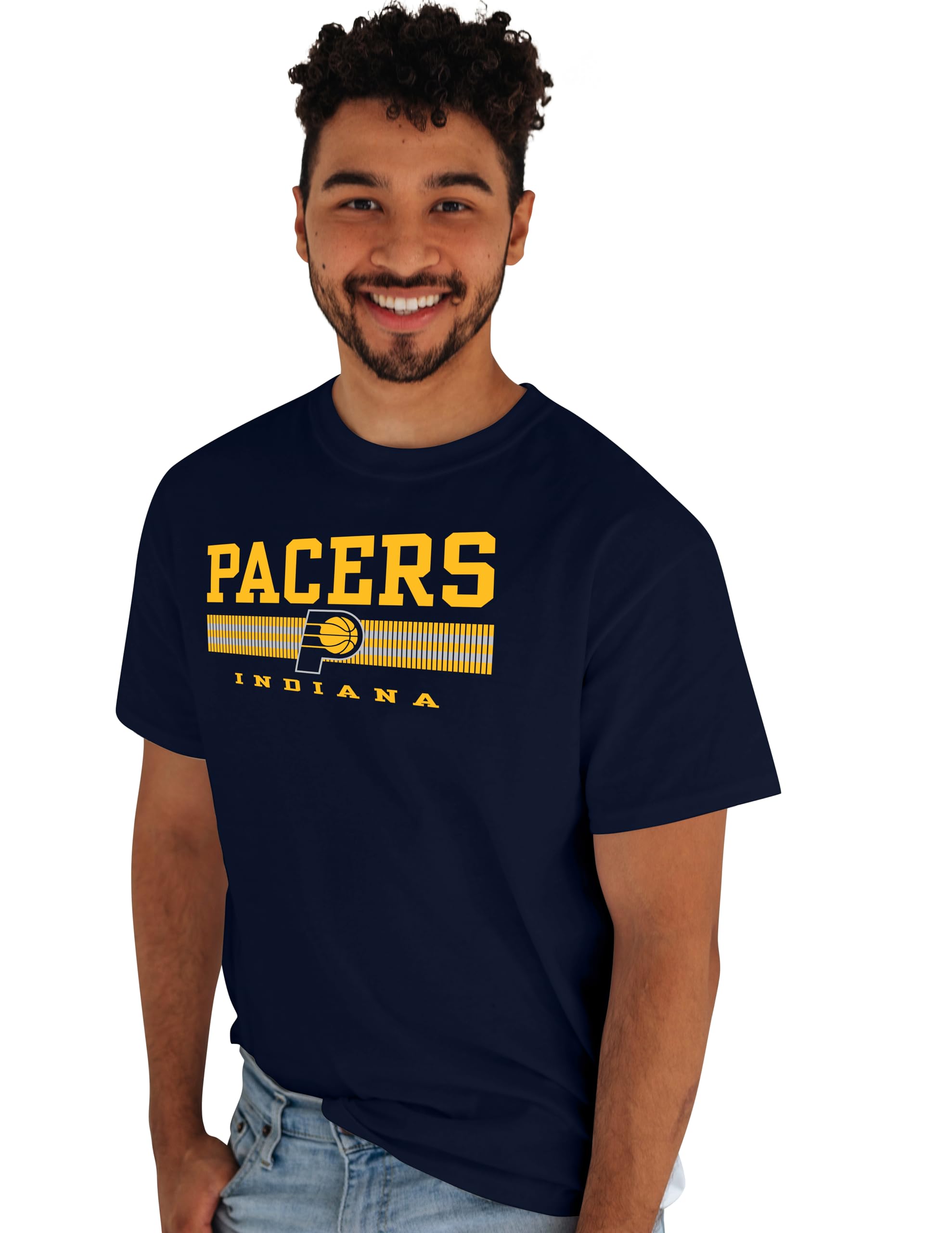 Blue 84 NBA Officially Licensed T-Shirt Basketball Team Color