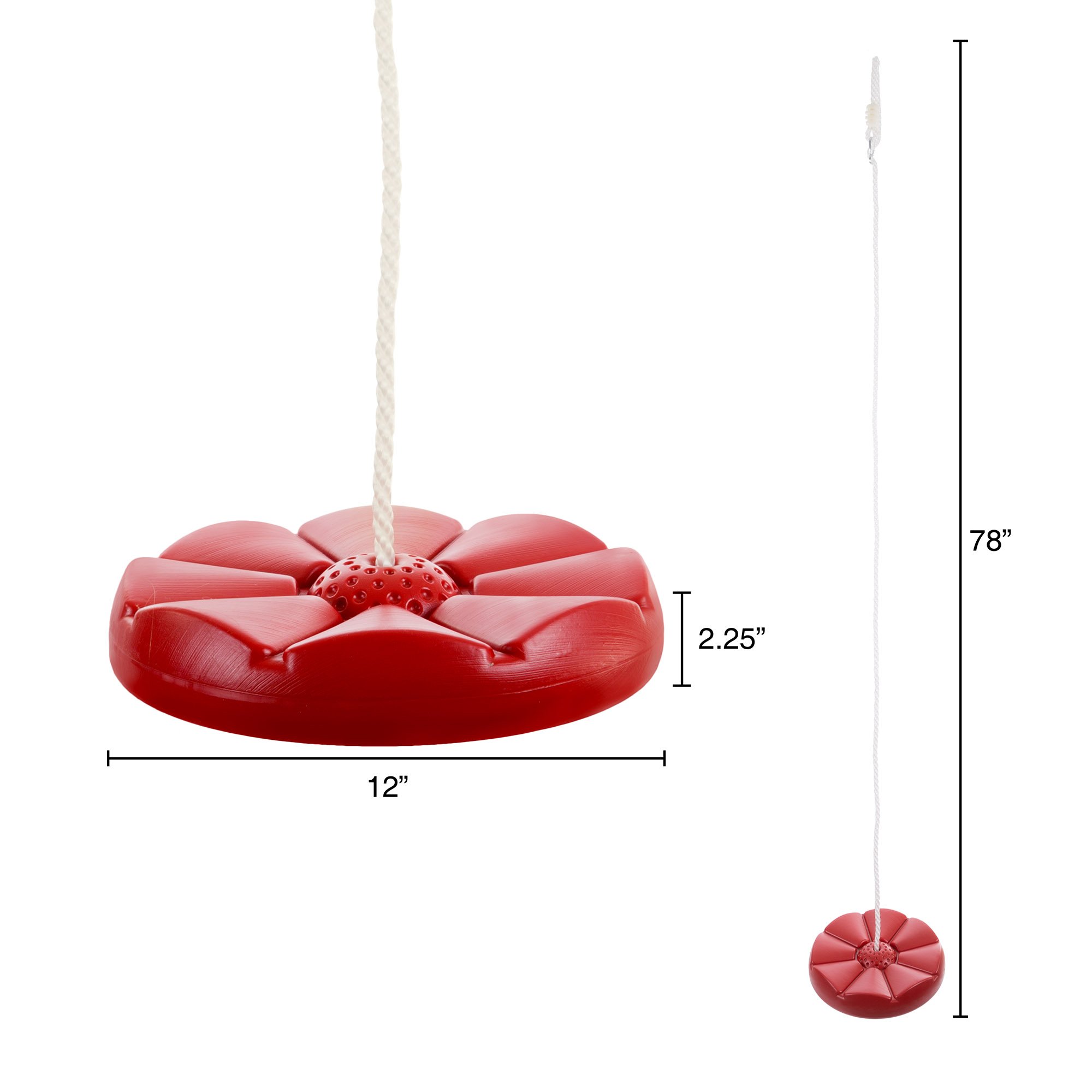 Hemobllo Disco Redondo De Plástico Para Columpio – Accesorio De 25 Cm Con Acabado Suave, Colores Aleatorios, Ideal Para Parques Infantiles