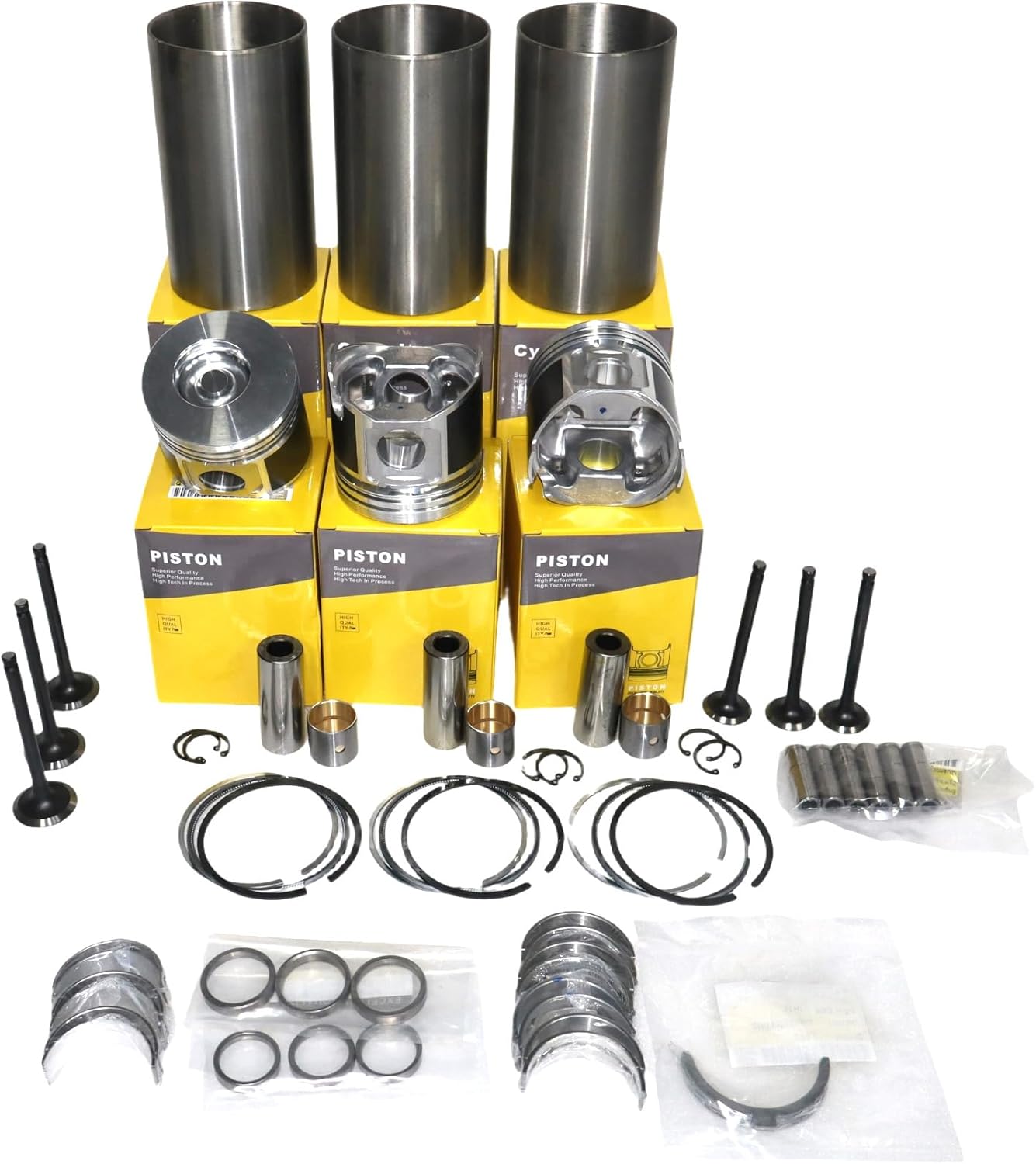 Engine Overhaul Rebuild Kit 3JH3 3JH3E 3JH3CE For Yanmar Marine Pleasure Engine