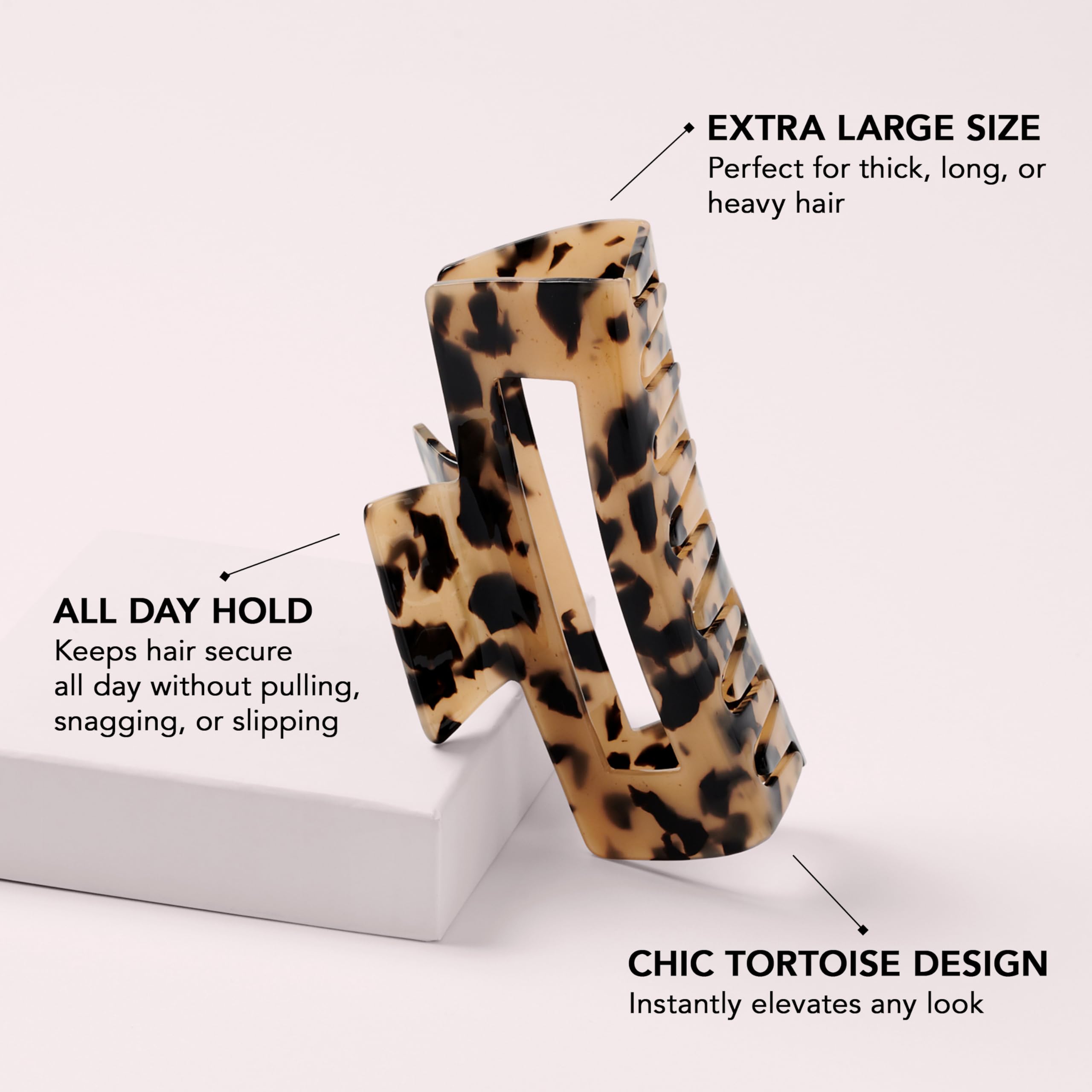 Amazon.com : The Hair Edit Epic Extra Large Tortoise Claw  display picture 2