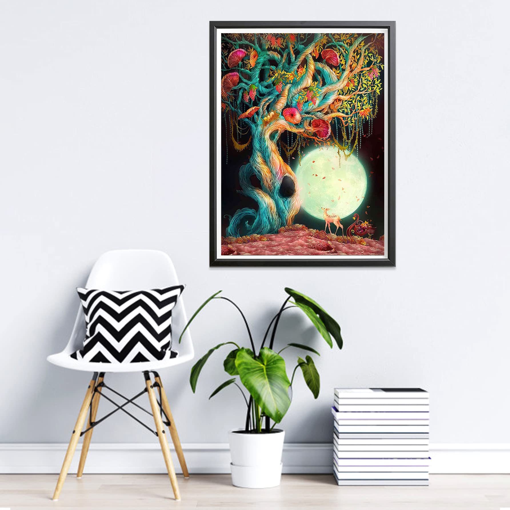 Kit Diamond Painting 5D Elefante Al Tramonto – Hoobee – Tela HD 30x40 Cm Fai Da Te Per Adulti