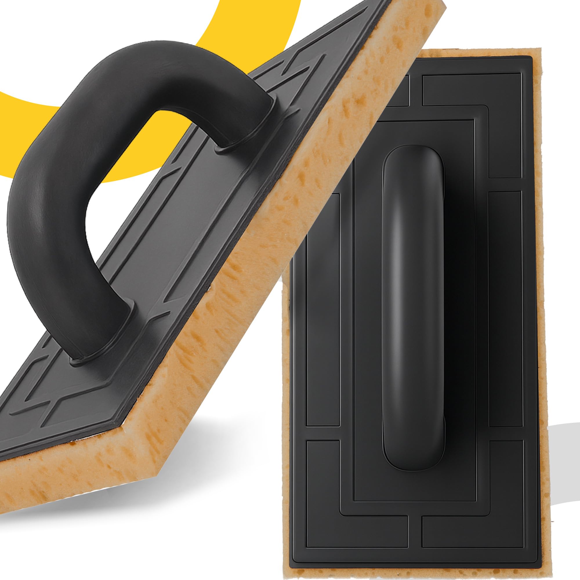 Instalguru Frattazzo Spugna Rigido 25 x 130 x 270 mm Strumento Assorbente Per Piastrelle Rasatura Stuccatura Intonaco Pulizia Superficie Parete Pavimento Cantiere