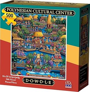 Dowdle Jigsaw Puzzle - Polynesian Cultural Center - 500 Piece