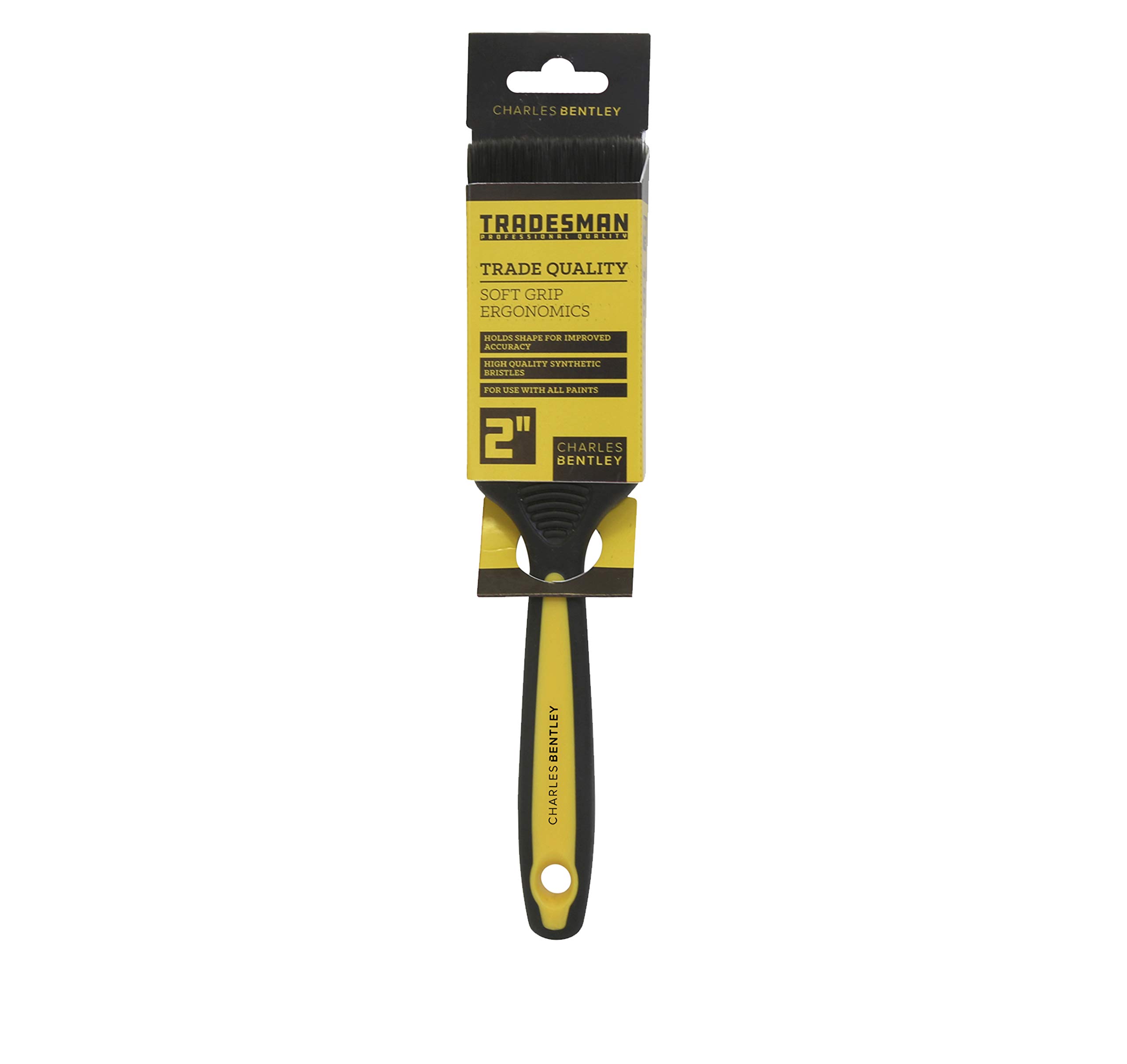 Bentley RetailPaint Brush, Yellow, 2"
