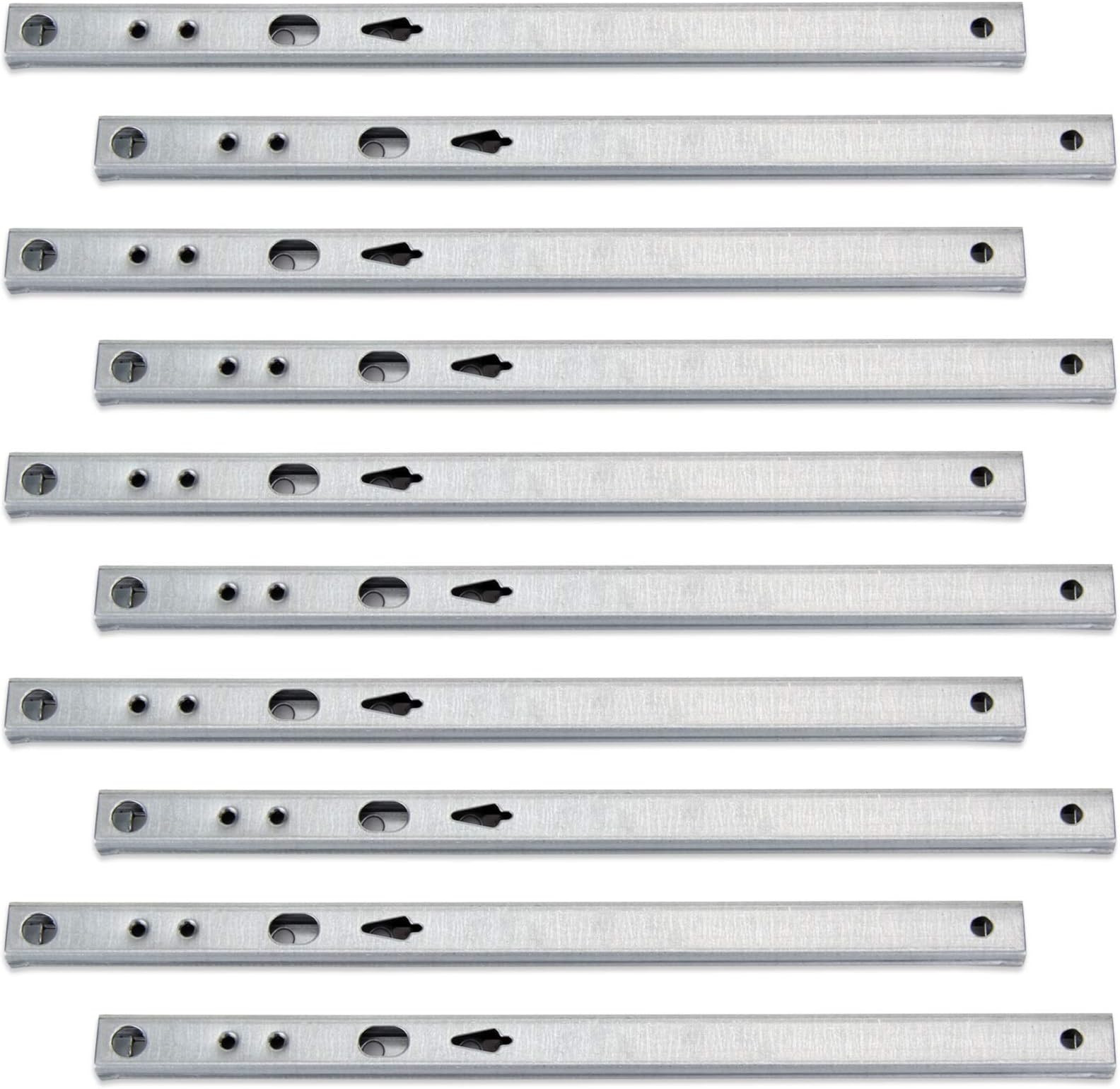 MultiWare Ball Bearing Drawer Runners For Grooved Drawer Sides/Drawers Units 5 Pairs 17mm x 250mm