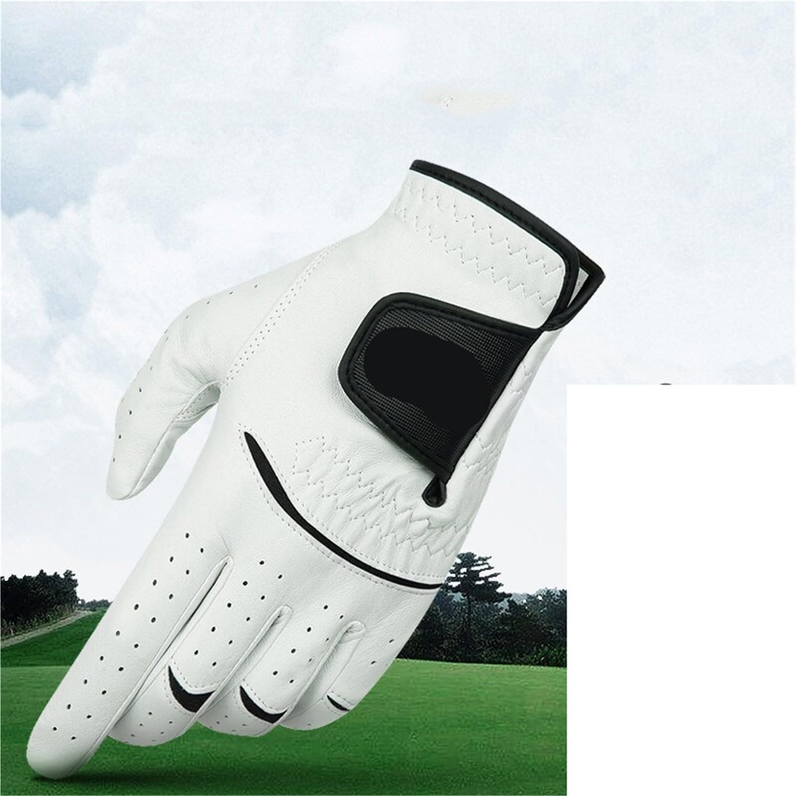 Guanti da golf antiscivolo for golfisti mancini 2 pezzi per Adulta