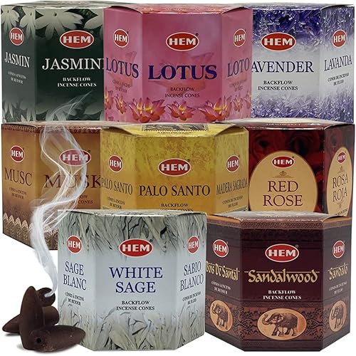Vista 19 de Variedad Conos de Incienso de Retorno para Cascada y Mat Bundle Inciensos Aromaticos Incienso Inciense Insienso