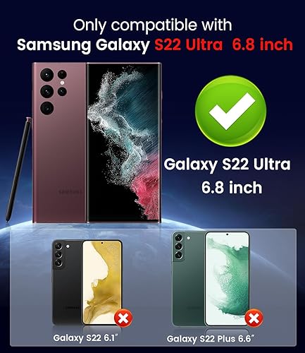 Vista 59 de Magnetic for Samsung Galaxy S24 Ultra Case [Compatible with MagSafe][Built-in Camera Lens Protector] Slim Soft Bumper TPU Shockproof Phone Shell