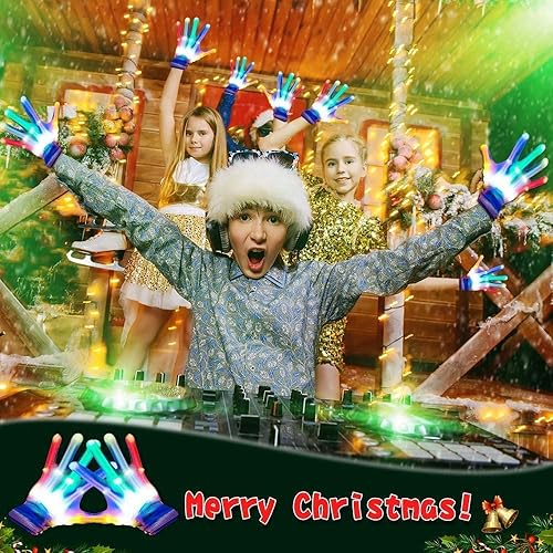 Miniatura 2 de Regalo de cumpleaños para niños de 8 a 13 años, guantes LED, juguetes para niños de 8 a 13 años de edad, regalos de cumpleaños para niños de 8 a 10