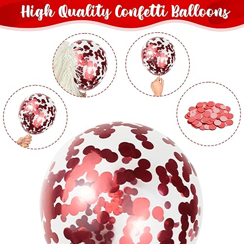 Vista 134 de Globos de color rosa pastel y morado, globos de confeti rosa claro de 12 pulgadas con globos de látex lila metálico para niñas y mujeres, mariposa