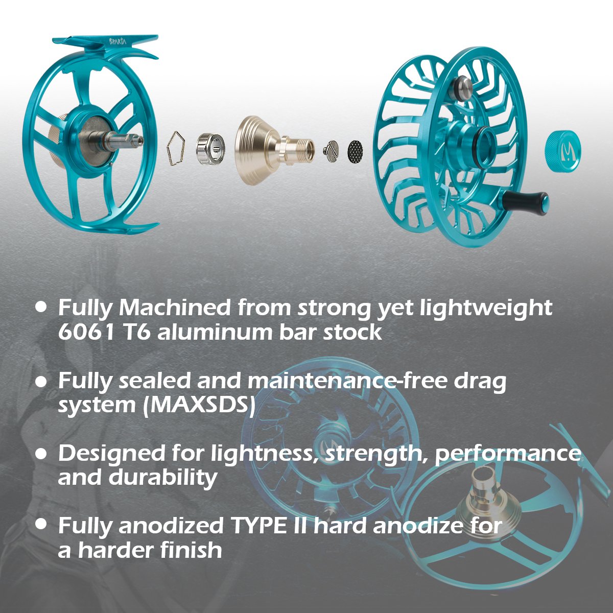Amazon.com: Maxcatch Sparta Fly Reel Fully Sealed Lightweight