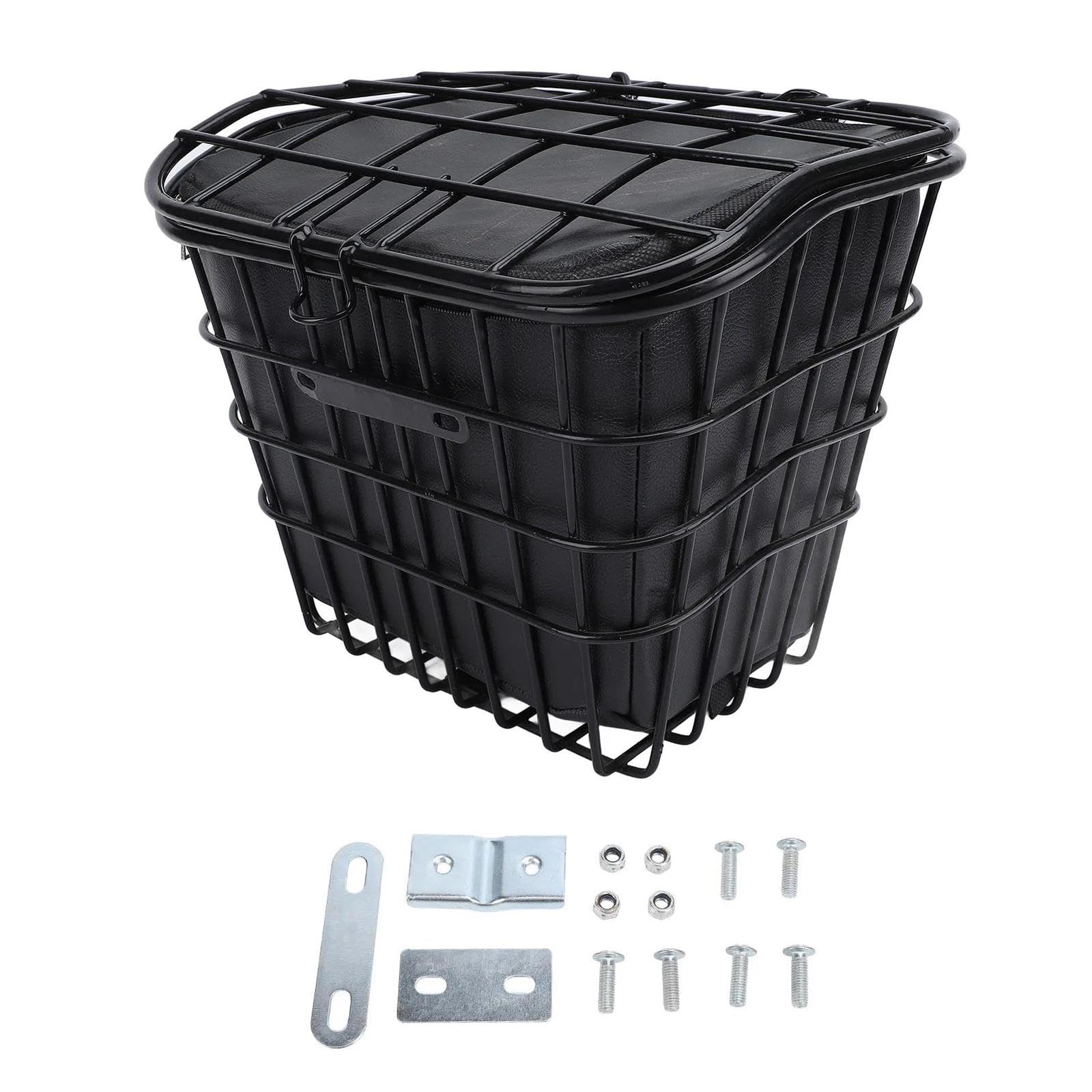 Cestino Portaoggetti Stabile con Borsa Interna, Organizer per Oggetti Vari di Facile Installazione per Attività in Bicicletta
