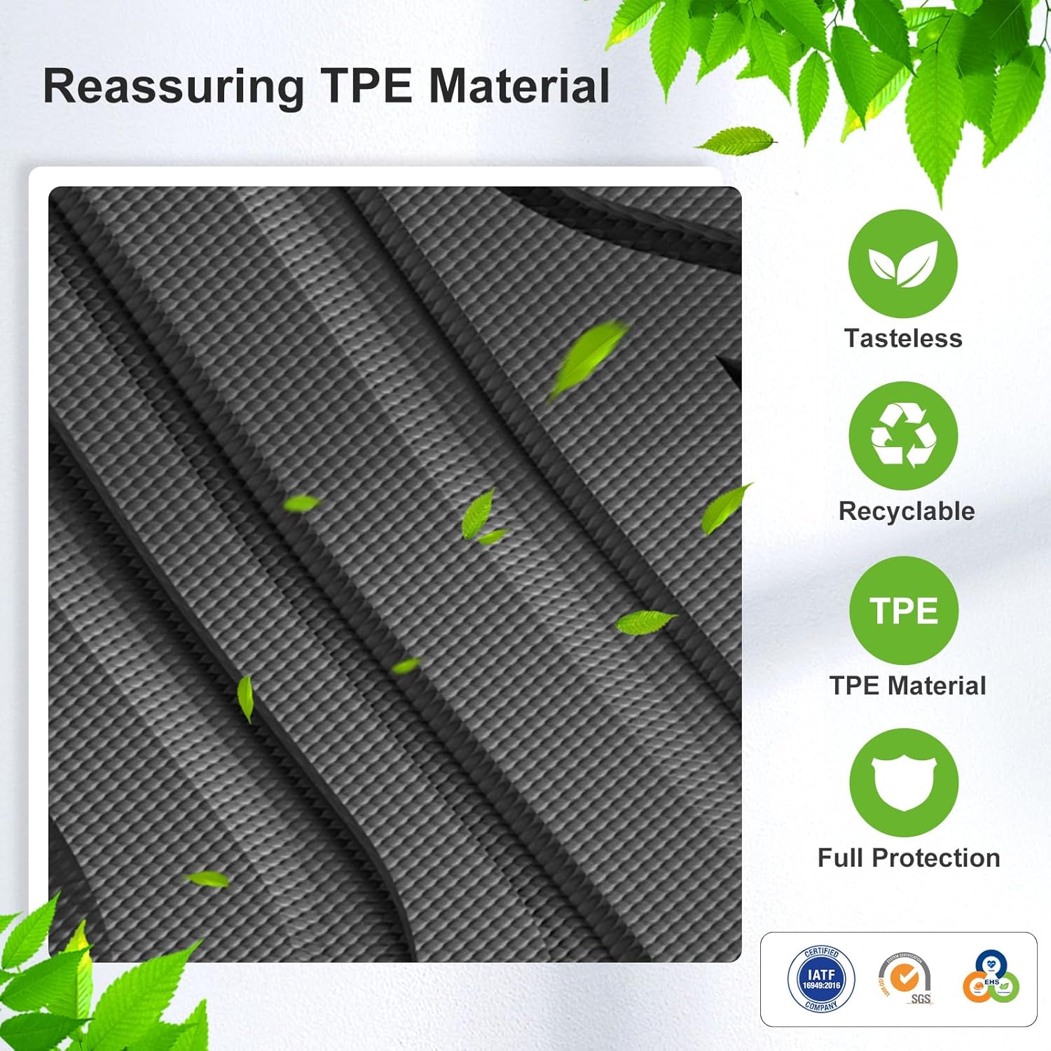 for AITO M5 Seres 5 2022-2025 TPE 3D Car Floor Mats Cargo Liner Pad Waterproof All Weather Accessories Black(Left Hand Drive 6PCS)