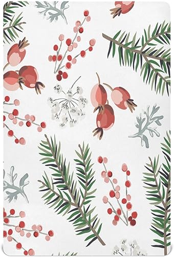 Fitted Crib Sheet for Boys & Girls Pine Tree Soft Breathable Unisex Baby Sheets for Standard Crib and Toddler Mattresses 39 x 27 in