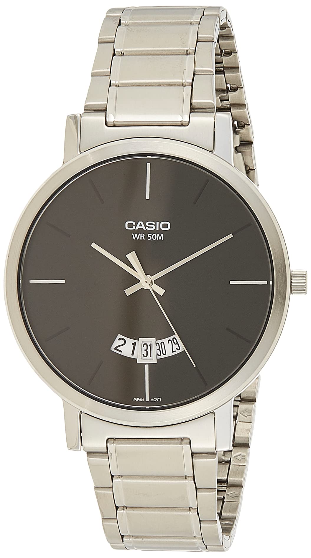 Casio Analog Black Dial Men's Watch-MTP-B100D-1EVDF