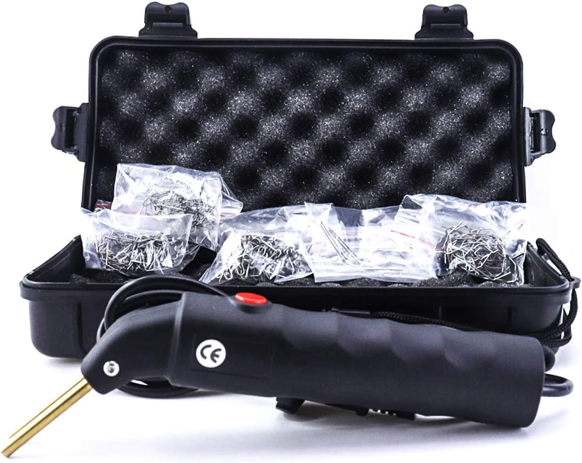 Professional Hot Stapler Plastic Repair System Welding Gun Bumper Fairing Auto Body Tool Plastic Welder Staple Soldering Iron (PlasticWelderANT-Pack A)